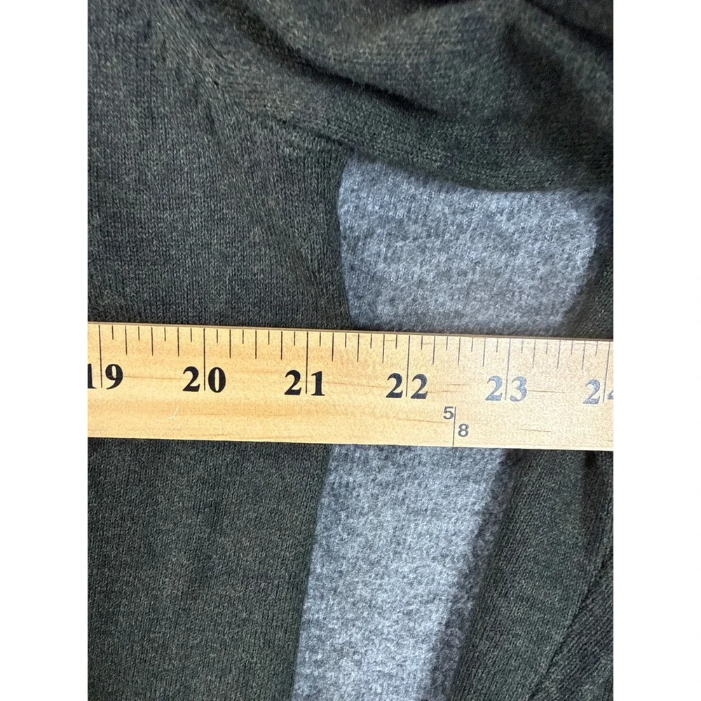 Banana Republic V-Neck Sweater Mens L Olive Preppy Lux Silk Cashmere Blend Money